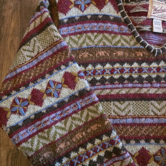 Woolrich Multicolor V-Neck Sweater - Picture 2 of 9